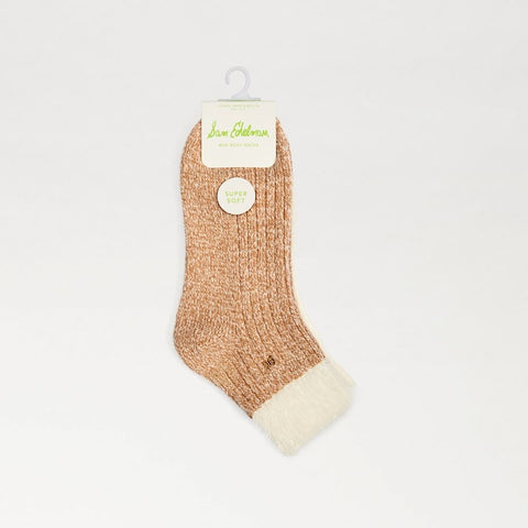 2 Pack Rib Soft Feather Cuff Midi Boot Sock