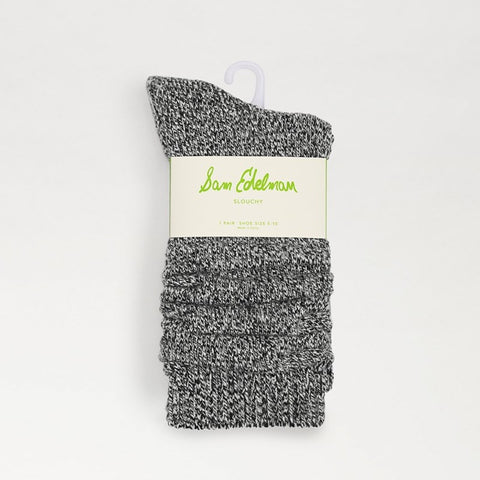 1 Pack Soft Marble Slouchy Sock