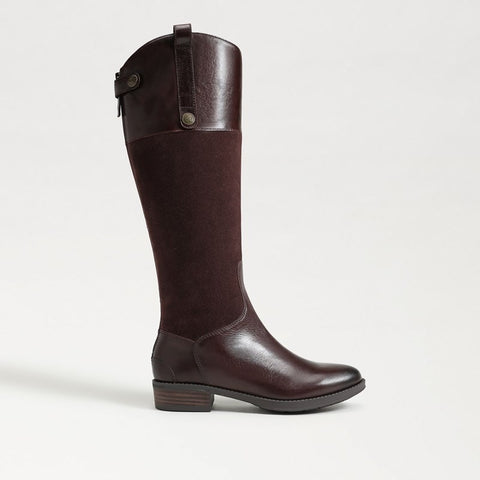 Penny Wide Calf Leather Riding Boot