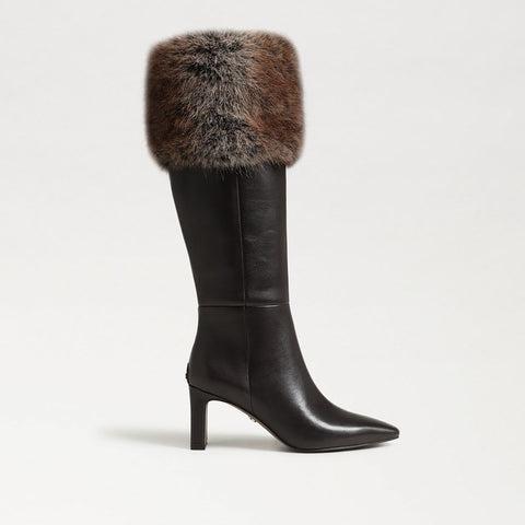 Sylvia Cozy Fur Cuff Knee High Boot