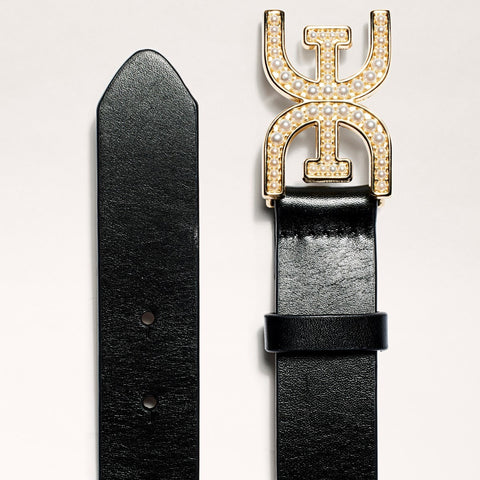 30MM Pearl Logo Belt