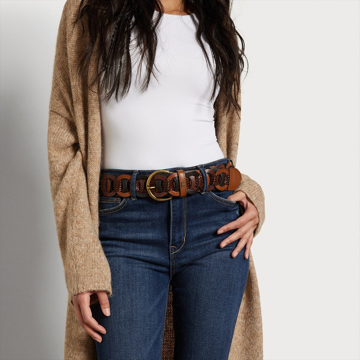 38MM Link Woven Belt