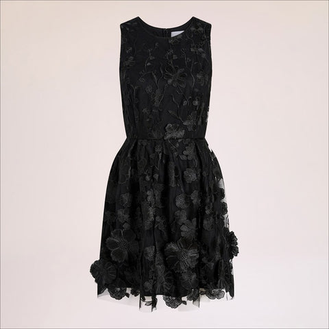 Embroidered Mini Dress