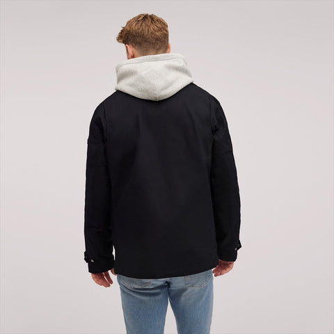 Shirt Collar Waxed Cotton Jacket