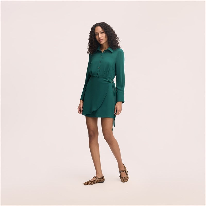 Sweater Shirt Mini Dress