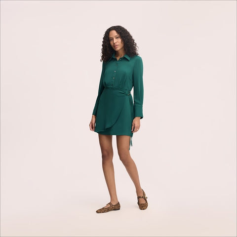 Sweater Shirt Mini Dress