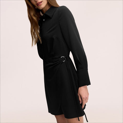 Sweater Shirt Mini Dress