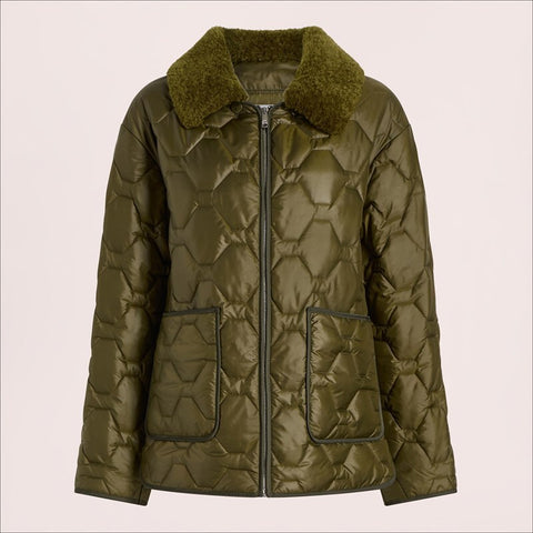 Wide Hexagon Quilt Jacket