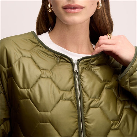 Wide Hexagon Quilt Jacket