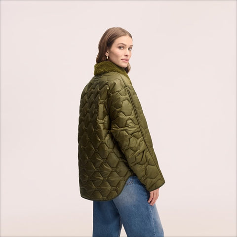 Wide Hexagon Quilt Jacket