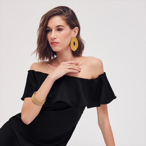 Off The Shoulder Aline Midi Dress