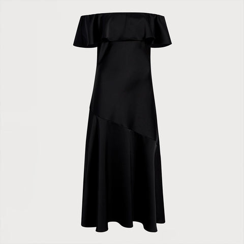 Off The Shoulder Aline Midi Dress